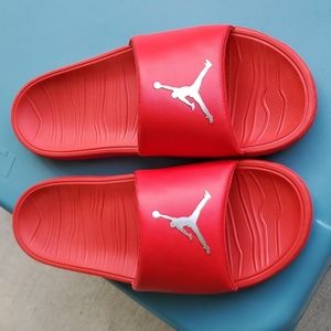Jordan Red Break Slides Size 13